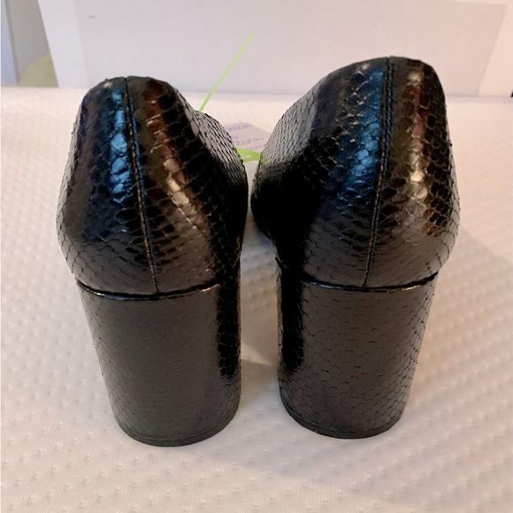 NWOT ZARA snakeskin look block heels - Picture 3 of 6
